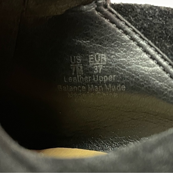 Sam Edelman Ankle Boots Solid Black Suede Bootie Womens size 7 M - Picture 6 of 8